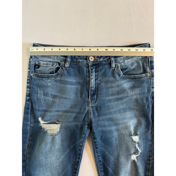 KanCan Womens 30 Ripped Distressed Stretch Denim Jeans 90's Y2K Streetwear Urban - Picture 7 of 10